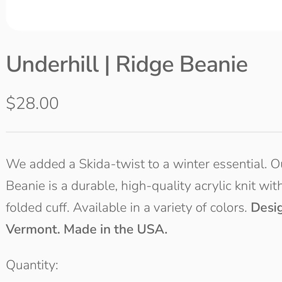 SKIDA Ridge knit beanie - Picture 3 of 3